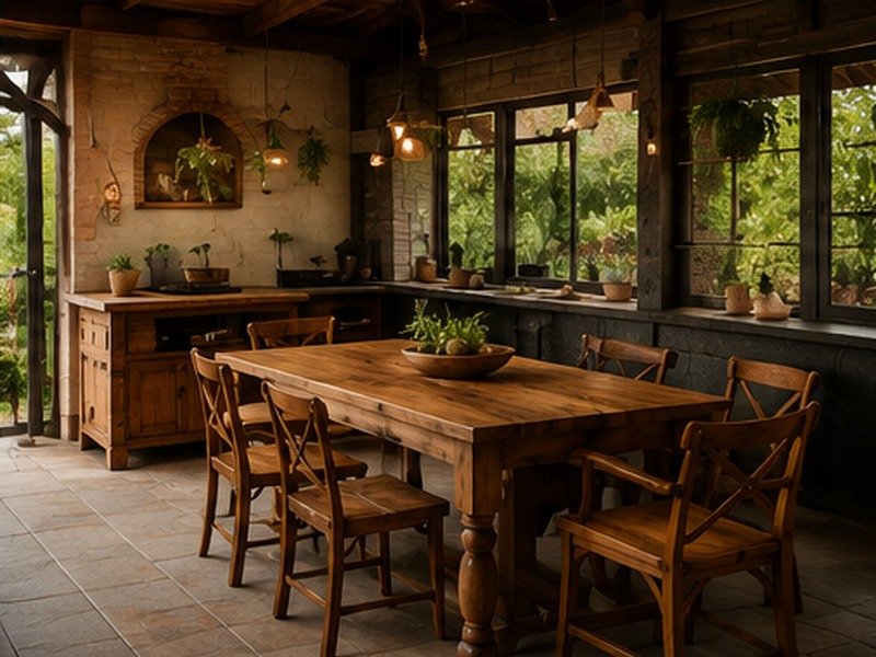 Conjunto Rústico para Área Gourmet